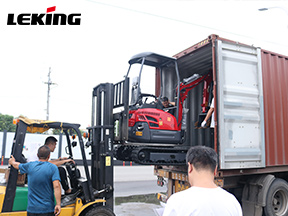 LeKing Machinery mini excavator exported to Germany again