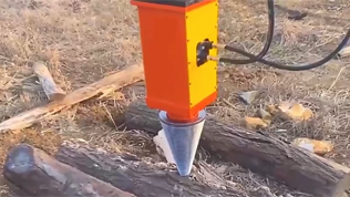 Cone log splitter Video