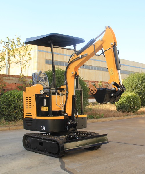 Is digging and crushing difficult? It is enough to have such a small agricultural excavator