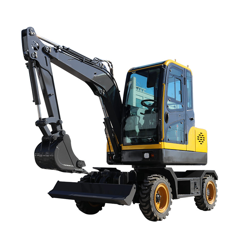 The complete excavator model and size are here