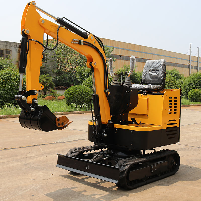 The excavator for tree planting