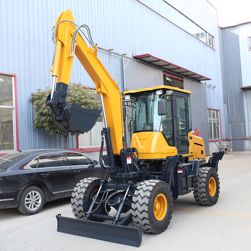 wheeled excavator