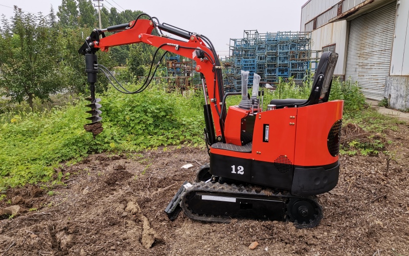 The hourly workload of the mini excavator? How much earth can an excavator dig