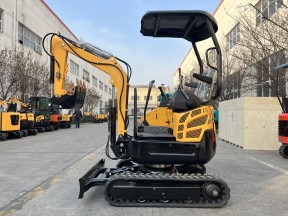 What is the size of a 1 ton mini digger?