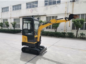 What is the weight capacity of a mini excavator?