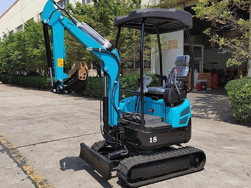 How does a mini excavator work?