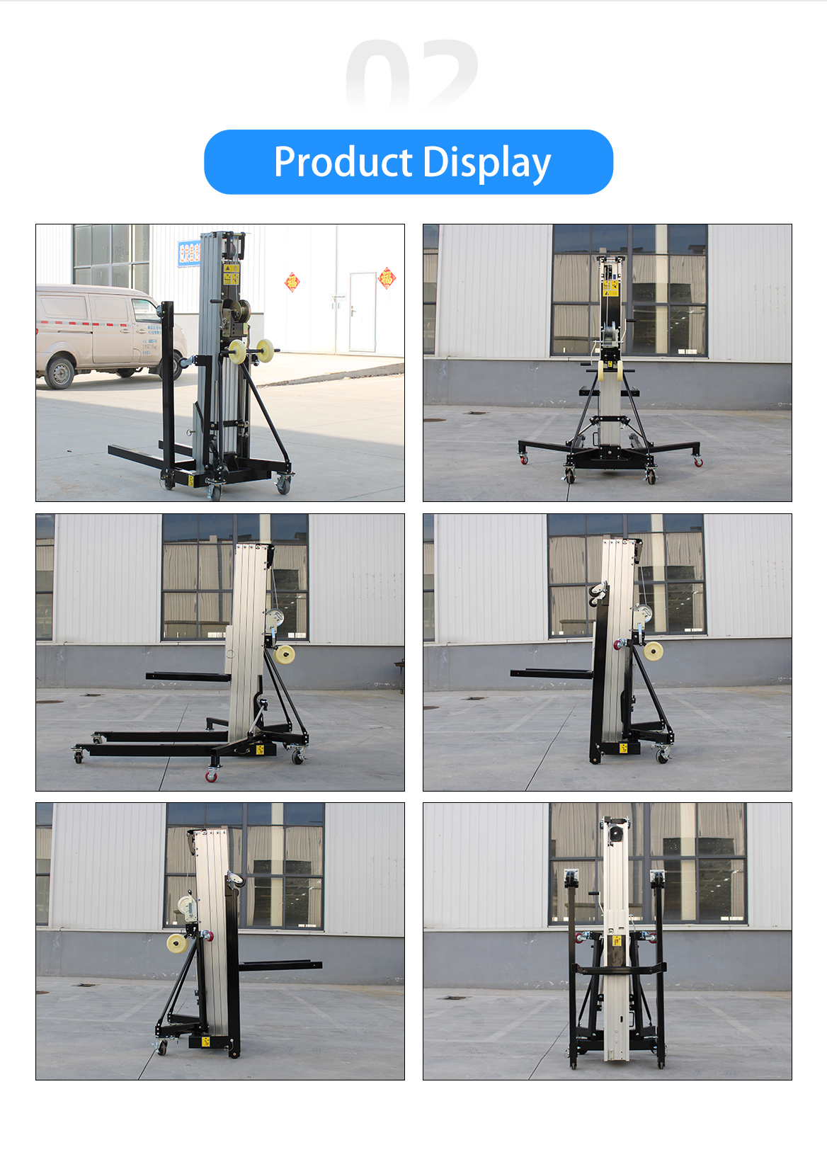 AML3 Dual-Handle Industrial Material Lifts