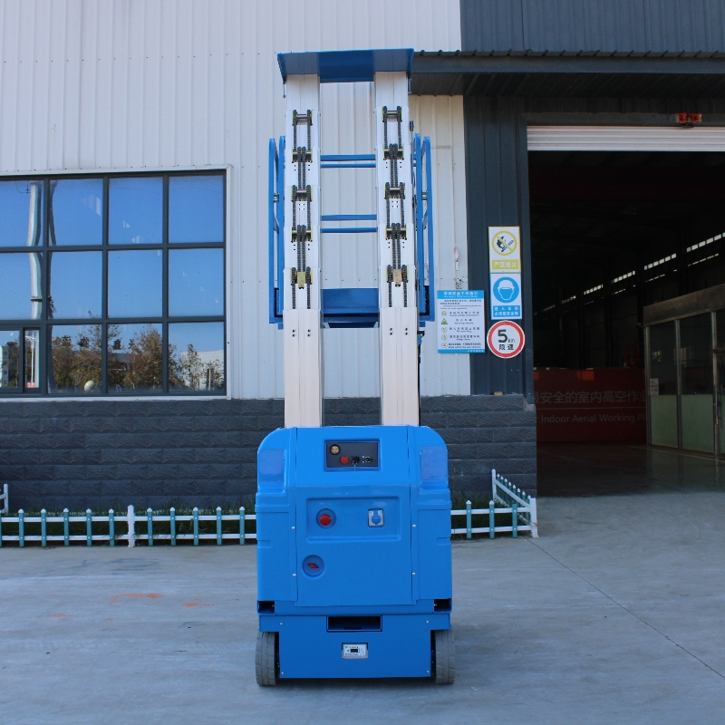 AMWP-2100 Self-propelled Double Mast Vertical Lift4