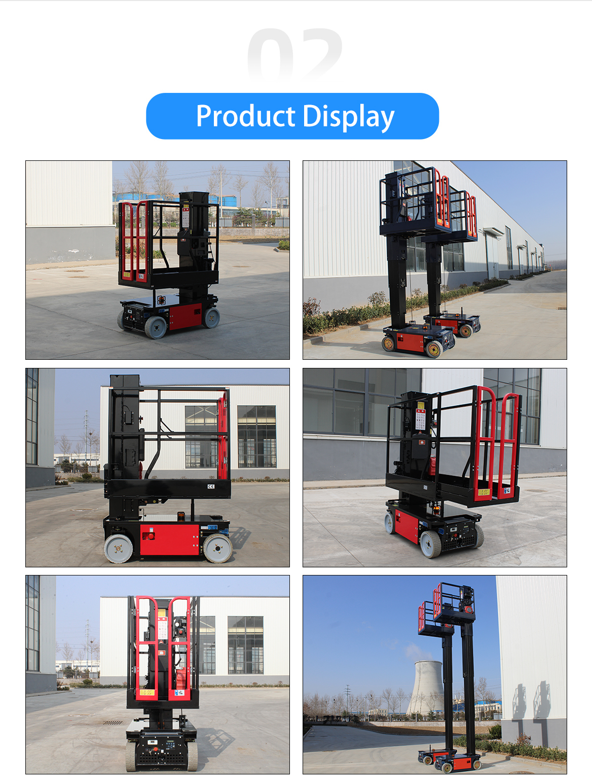  AMWP-6100 Hydraulic vertical mast lift