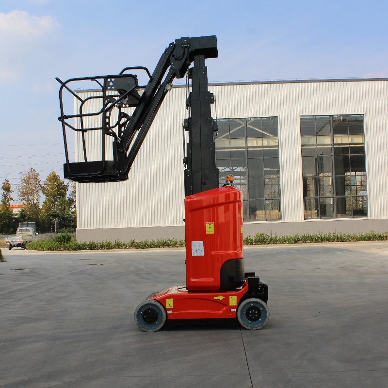 AMWP-8100 Vertical telescopic mast lift with arm2