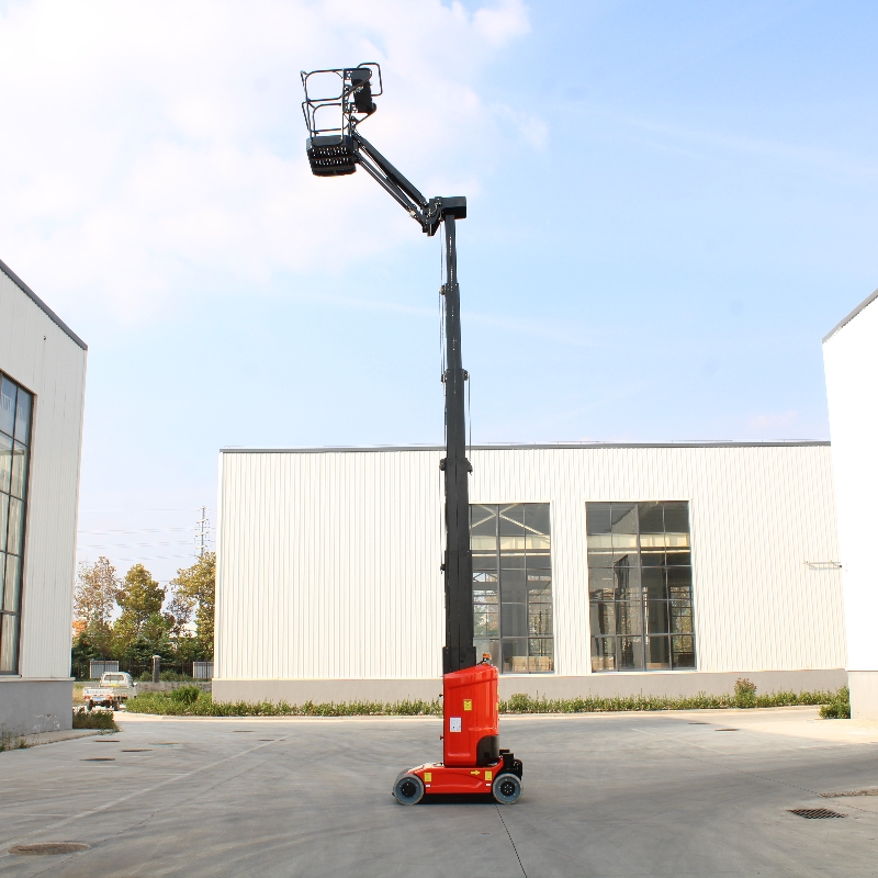 AMWP-8100 Vertical telescopic mast lift with arm3