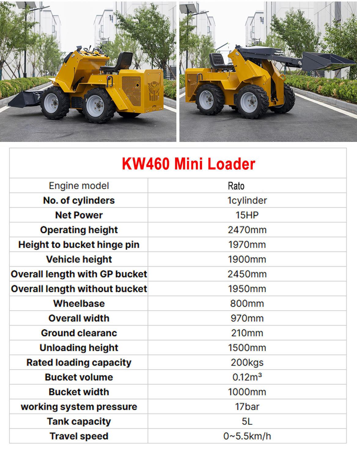 KW460 Wheel Loader